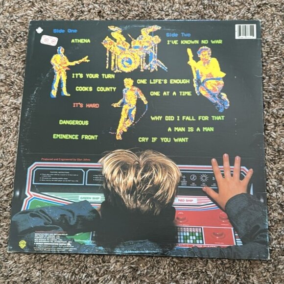 The Who It's Hard Vinyl Record 1982 Vintage - Picture 2 of 3